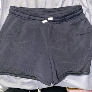 Black Workout Shorts.